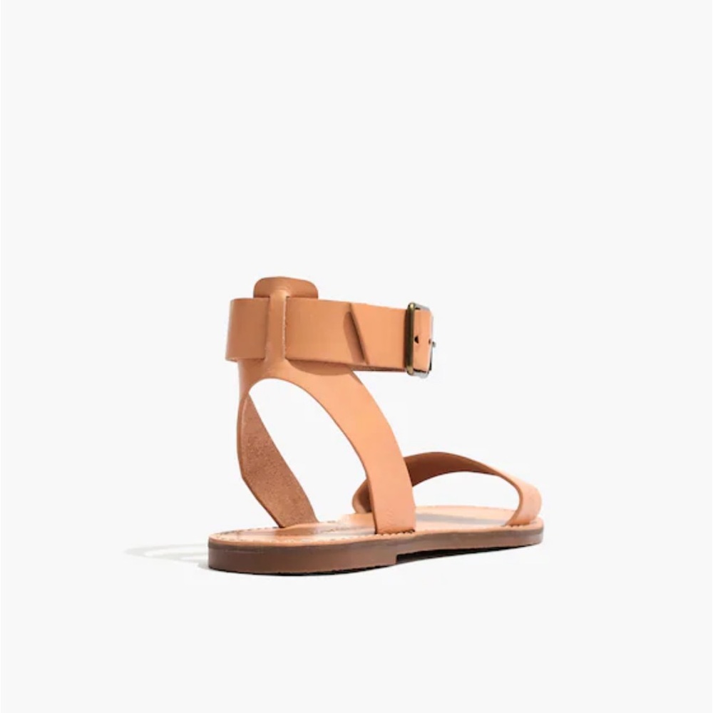 Madewell Natural Buff Boardwalk Ankle Strap Sandals - Picture 3 of 5